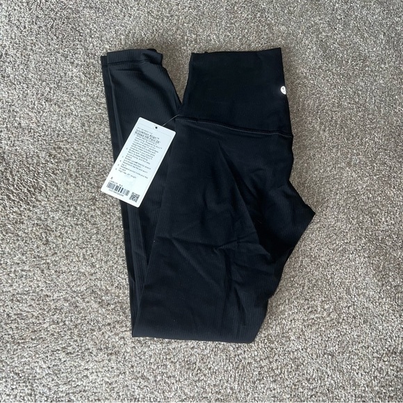 lululemon athletica Pants - NWT! Lululemon - Align Ribbed High Rise Pant 28" - 6